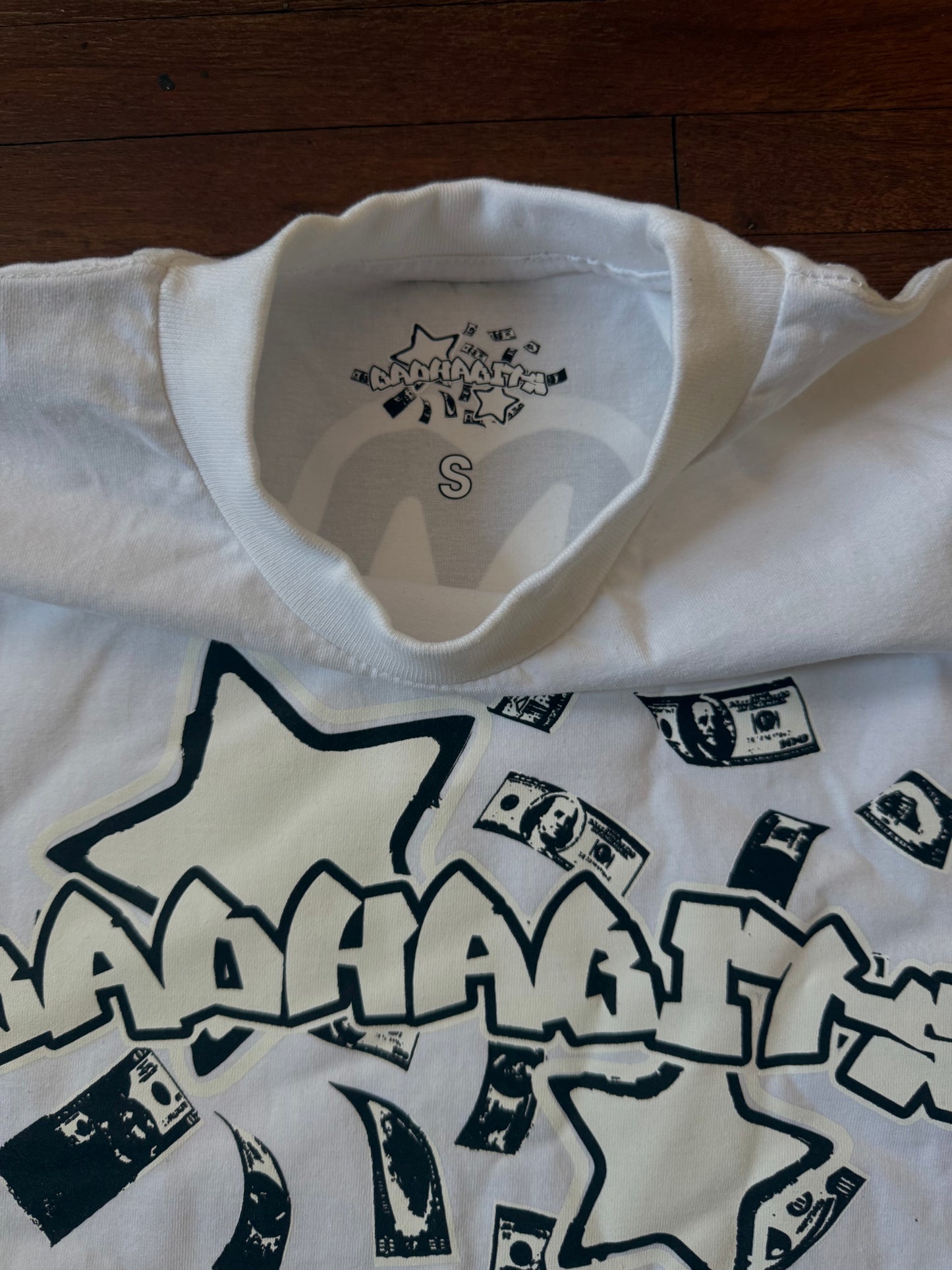 White BadHabitz Tee
